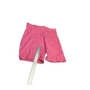 Heart & Hips Women's Skims Fits Everybody Bike Shorts Neon Pink Size Medium